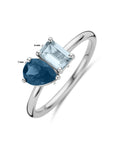 14K Witgouden Ring Toi-Et-Moi Sky Blue Topaas En London 4106240