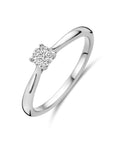 14K Witgouden Ring Lab Grown Diamant 0.25Ct H Si 4106280