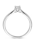 14K Witgouden Ring Lab Grown Diamant 0.25Ct H Si 4106280