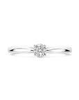 14K Witgouden Ring Lab Grown Diamant 0.25Ct H Si 4106280