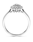 14K Witgouden Ring Lab Grown Diamant 0.33Ct H Si 4106288