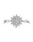 14K Witgouden Ring Lab Grown Diamant 0.33Ct H Si 4106288