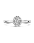 14K Witgouden Ring Lab Grown Diamant 0.32Ct H Si 4106304