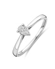 14K Witgouden Ring Lab Grown Diamant 0.25Ct H Si 4106308