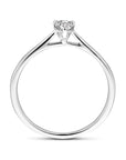 14K Witgouden Ring Lab Grown Diamant 0.25Ct H Si 4106308