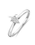 14K Witgouden Ring Lab Grown Diamant 0.25Ct H Si 4106308