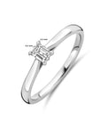 14K Witgouden Ring Lab Grown Diamant 0.25Ct H Si 4106312