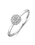 14K Witgouden Ring Diamant 0.10Ct H Si 4106320