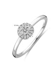 14K Witgouden Ring Diamant 0.10Ct H Si 4106320