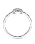 14K Witgouden Ring Diamant 0.17Ct H Si 4106324