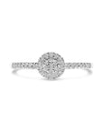 14K Witgouden Ring Diamant 0.17Ct H Si 4106324