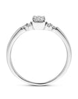 14K Witgouden Ring Lab Grown Diamant 0.40Ct H Si 4106326