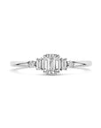 14K Witgouden Ring Lab Grown Diamant 0.40Ct H Si 4106326