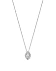 14K Witgoud Collier Diamant 0.25Ct H Si 41 - 43 - 45 Cm - 4106426