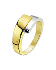 14K Bicolor Geel- En Witgoud Geel/Wit Ring 4206022