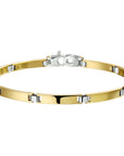 14K Bicolor Goud Geel/Wit Armband 19 Cm 4207623