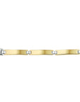 14K Bicolor Goud Geel/Wit Armband 19 Cm 4207623