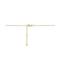 14K bicolor goud geel/wit collier hartjes 41 - 43 - 45 cm 4207857