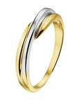 14K Bicolor Geel- En Witgoud Geel/Wit Ring 4207983