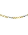 14K bicolor goud geel/wit collier 4,3 mm 4208233