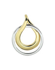 14K bicolor goud geel/wit hanger 4208593