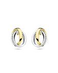 Bicolor gouden oorknoppen diamant 0.05ct (2x 0.025ct) h si - PSN4208953, exclusief en kwalitatief hoogwaardig. Ontdek nu!