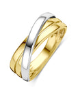 14K bicolor goud geel/wit Ring 14K Bicolor Goud Geel/Wit - 4209017