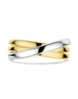 14K bicolor goud geel/wit Ring 14K Bicolor Goud Geel/Wit - 4209017