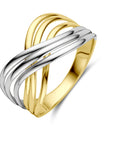 14K bicolor goud geel/wit Ring 14K Bicolor Goud Geel/Wit - 4209021