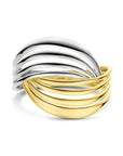 14K bicolor goud geel/wit Ring 14K Bicolor Goud Geel/Wit - 4209025