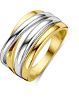 14K bicolor goud geel/wit Ring 14K Bicolor Goud Geel/Wit - 4209029