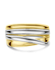 14K bicolor goud geel/wit Ring 14K Bicolor Goud Geel/Wit - 4209029