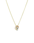 14K tricolor goud collier tricolor 41 - 43 - 45 cm 4300553