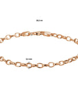 14K Roségoud Armband Anker 3,5 Mm 19 Cm 4401153