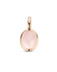 14K ros√©goud hanger rozenkwarts 4401440