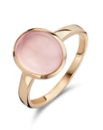 14K Ros√©goud Ring Rozenkwarts 4401441