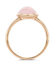 14K Ros√©goud Ring Rozenkwarts 4401441