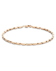 14K Roségoud Armband Staafjes 1,9 Mm 19.5 Cm 4401496