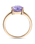 14K Ros√©goud Ring Amethist 4401575