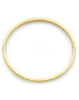 bangle scharnier massief vlakke buis 5,0 mm Zilgold (geelgoud met zilverkern)