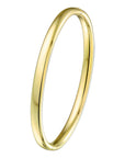 bangle scharnier massief ovale buis 5mm Zilgold (geelgoud met zilverkern)