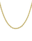 Zilgold (geelgoud met zilverkern) collier draadschakel 2,8 mm 45 cm 5000193