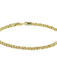 Zilgold (Geelgoud Met Zilverkern) Armband Draadschakel 2,8 Mm 19 Cm 5000209