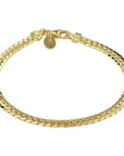 Zilgold (Geelgoud Met Zilverkern) Armband Gourmette 4,7 Mm 19 Cm 5000220