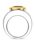 Goud Met Zilver Ring Citrien 5600297