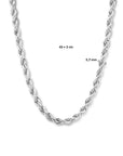 edelstaal collier koord 5,7 mm 43 + 3 cm 6506121