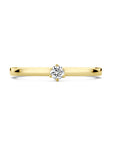 18K Geelgoud Ring Diamant 0.10Ct H Si 7000184