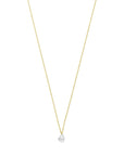 18K geelgoud collier diamant 40 - 42 - 44 cm 0.20ct g si 7000219