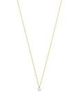 18K geelgoud collier diamant 40 - 42 - 44 cm 0.10ct g si 7000230