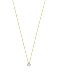 18K geelgoud collier diamant 40 - 42 - 44 cm 0.20ct g si 7000231